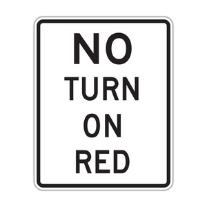 R10-11a - No Turn On Red Signs