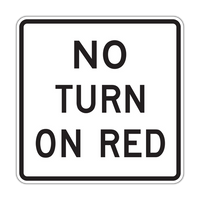 R10-11b - No Turn On Red Signs