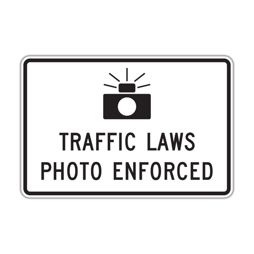 R10-18 - Traffic Laws Photo Enforced Signs