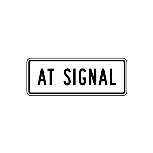 R10-31P - At Signal Signs