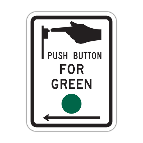 R10-4 - Push Button For Green Signal Signs
