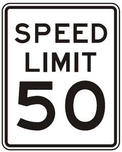 R2-1 - Speed Limit Signs