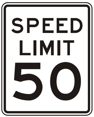 R2-1 - Speed Limit Signs