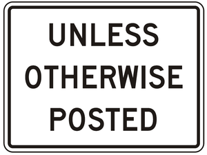 R2-5P - Unless Otherwise Posted