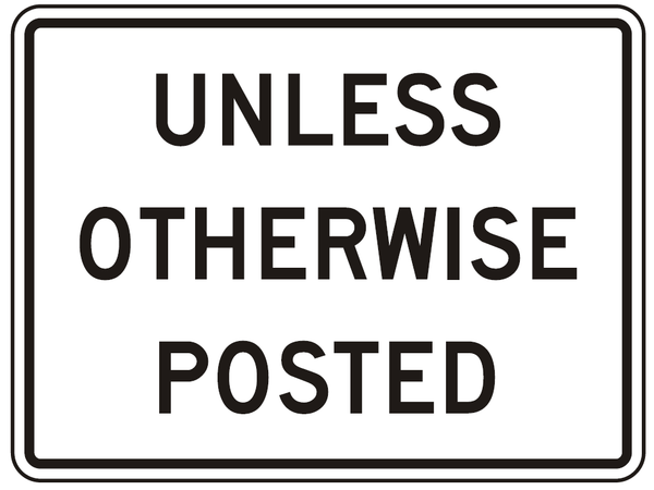 R2-5P - Unless Otherwise Posted