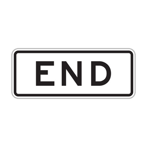 R3-9dP - End Signs
