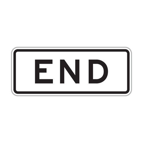 R3-9dP - End Signs