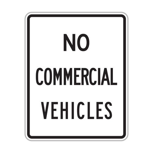 R5-4 - No Commerical Vehicles Signs