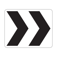 R6-4 - Round About Direction 2 Chevrons Signs