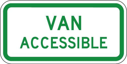 Van Accessible Sign - R7-8a