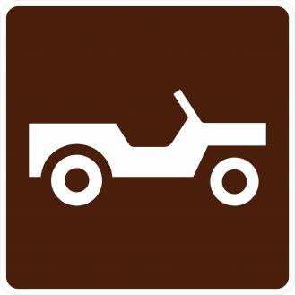 4WD Vehicle Road/Trail Sign - RL-140