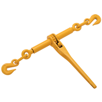 Ratchet Load Binder, 3/8 in Grade 70, 1/2 in Grade 43, 9,200 lb Working Load Limit, 6.5 in Take Up