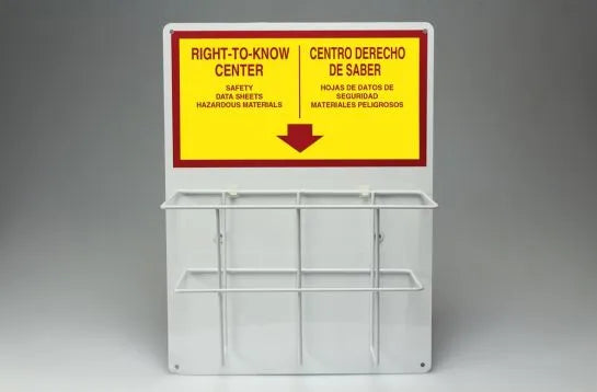 Right-To-Know Center: Single Basket - Board Only - English/Spanish