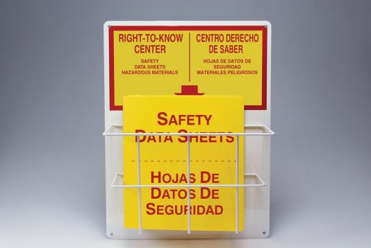 Right-To-Know Center: Single Basket - Board With Kit - English/Spanish