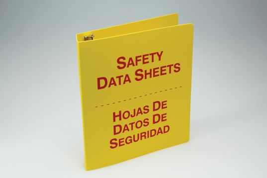 SDS Binders and Signs: Plastic SDS Binders