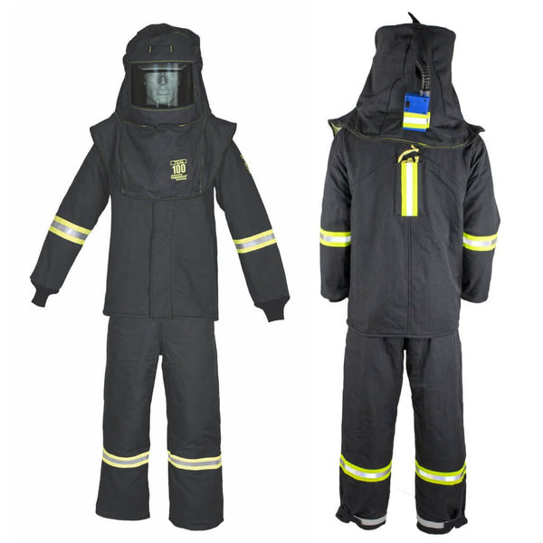 100 Cal TCG™ Arc Flash Suit (Hood, Coat, and Bib) - 3Xlarge