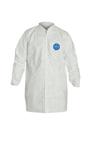 TYVEK LAB COAT SNAP FRONT 5  2 POCKETS MD