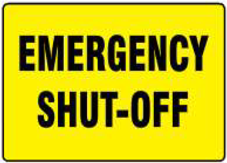 Emergency Shut-Off