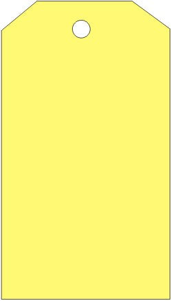 Blank Yellow Tags