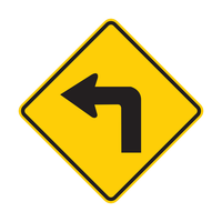 W1-1L - Left Turn Arrow Signs