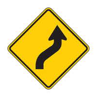 W1-4R - Reverse Curve Right Signs