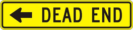 Dead End Left (plaque) - W14-1AL