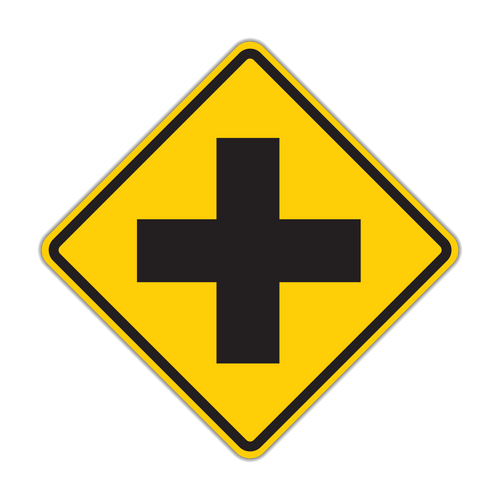 W2-1 - Cross Road Signs