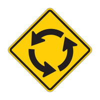 W2-6 - Circular Intersection Signs