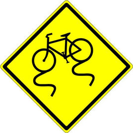 Bicycle Slippery When Wet - W8-10