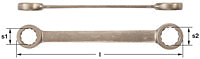 19MMX22MM BOX WRENCH- DOUBLE END
