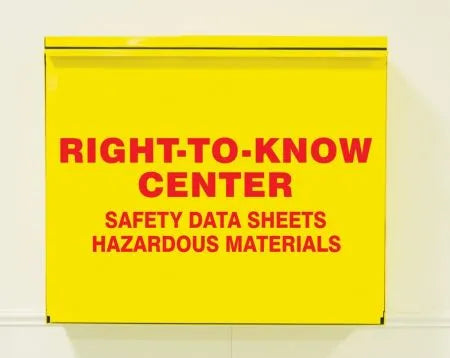 SDS Storage Cabinet: Right-To-Know-Center - Cabinet & Kit