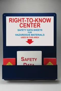 Pocket-Style Aluminum Center: Right-To-Know - Board With Kit