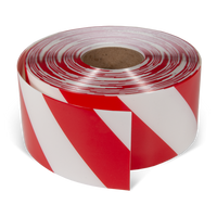 ArmorStripe H-D Tape (Red/White) 4" x 100'