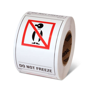 DO NOT FREEZE Label (4" x 6") 500 /roll - 3 Rolls