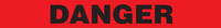 Message Floor Tape - DANGER (3" x 54") Red