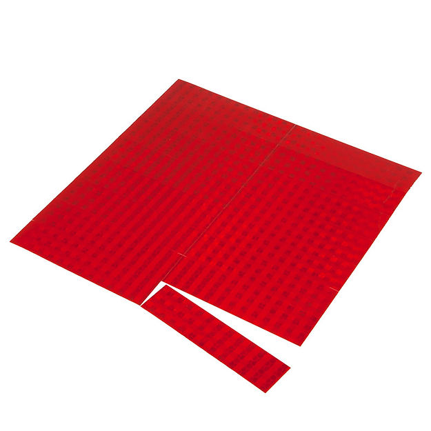 Red Superbrite Hard Hat Decal (16/Pk)