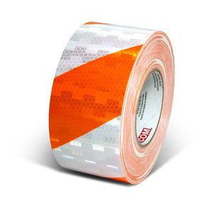 Org/Wht Engineer Reflective (3" x 150')