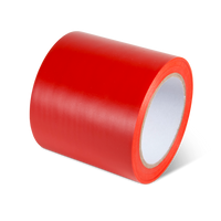 Safety Red Aisle Tape (4" x 108')