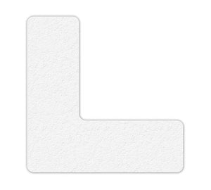 White Lean Marker L Shape (25/Pkg)