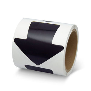 Black 4" Arrow (100/roll)