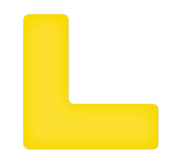 Yellow ArmorStripe Lean Marker L  (10/Pk)