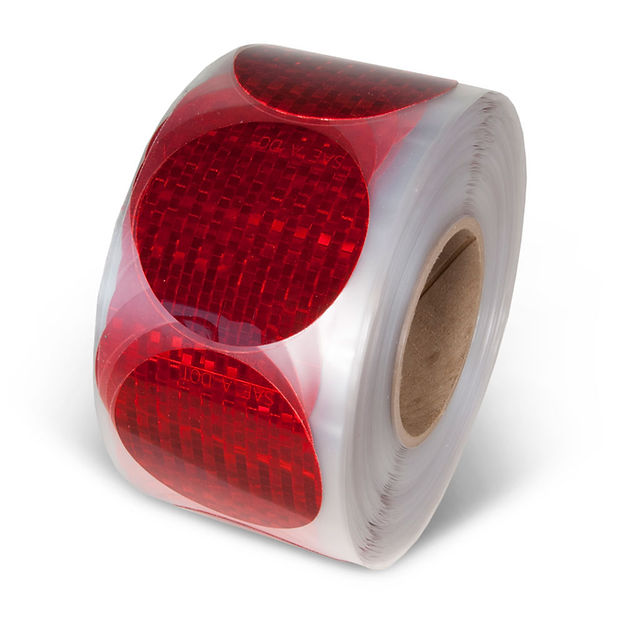 Red Reflex Reflectors (3