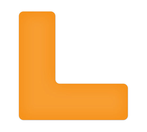 Orange ArmorStripe Lean Marker L  (10/Pk)