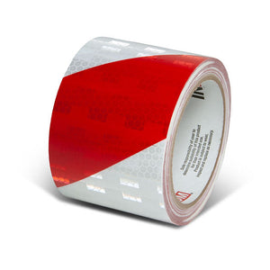 Red/White Engineer Reflective (3" x 30')