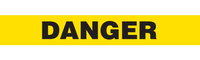DANGER Barricade Tape 12/case (Yellow)