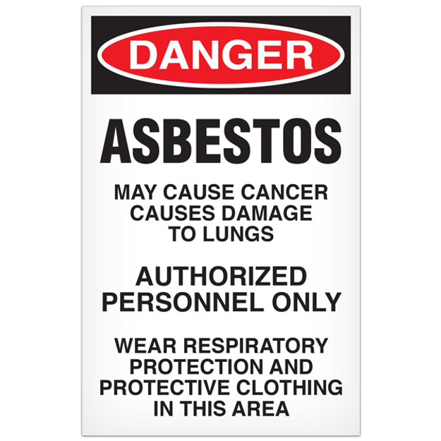 Danger Asbestos Sign 11