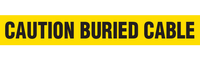 CAUTION BURIED CABLE Barricade Tape 12/case
