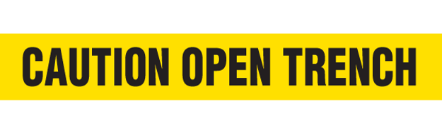 CAUTION TRENCH Barricade Tape 12/case