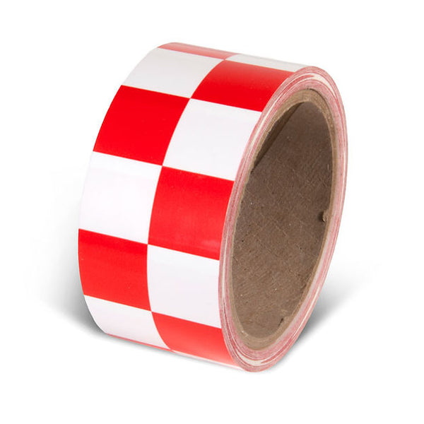 Red/White Checkerboard Tape (2