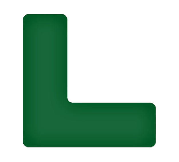 Green ArmorStripe Lean Marker L  (10/Pk)